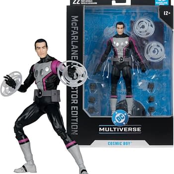 Build the Legion of Super-Heroes with McFarlane Toys Cosmic Boy