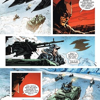 Interior preview page from Batman/Green Arrow/The Question: Arcadia #2