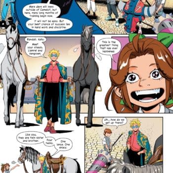 Interior preview page from CORT: Children of the Round Table #5