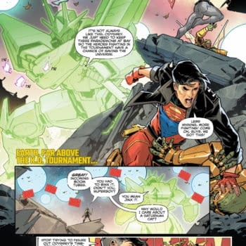 Interior preview page from DC KO: Green Lantern Galactic Slam #1