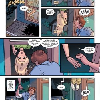Interior preview page from DC's Supergirl Next Door #1