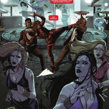 Interior preview page from DAREDEVIL/PUNISHER: THE DEVIL'S TRIGGER #3 SKAN COVER