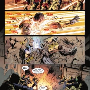 Interior preview page from IRON MAN #1 RYAN STEGMAN COVER