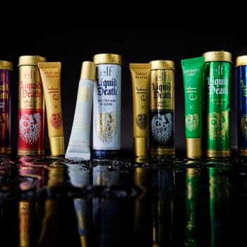 Liquid Death Teams With e.l.f. For Six New "Lip Embalms"