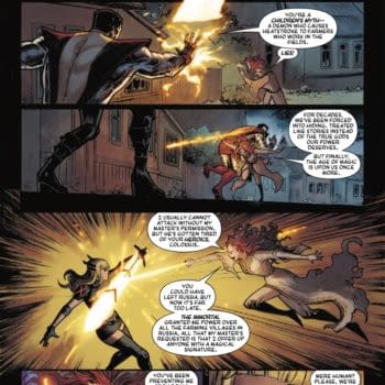 Interior preview page from MAGIK AND COLOSSUS #1 DAVID NAKAYAMA COVER