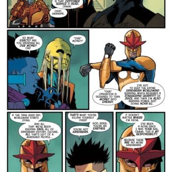 Interior preview page from NOVA: CENTURION #4 ALESSANDRO CAPPUCCIO COVER