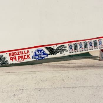 Pabst Blue Ribbon and Godzilla Partner For a 99 Pack