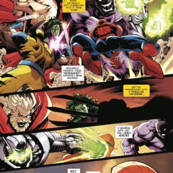 Interior preview page from SPIDER-MAN AND WOLVERINE #9 KAARE ANDREWS COVER