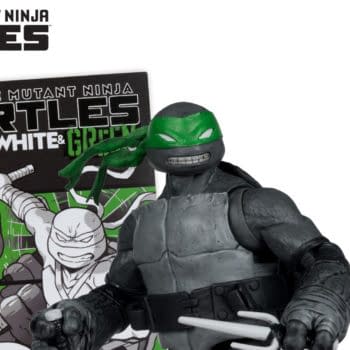 Raphael Goes Black, White & Green with New TMNT McFarlane Figure