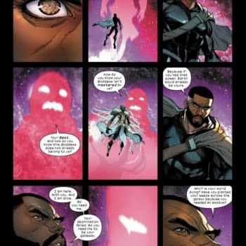 Interior preview page from ULTIMATE BLACK PANTHER #24 STEFANO CASELLI COVER