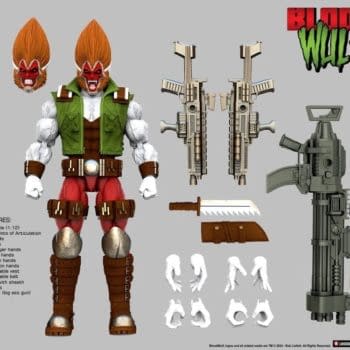 Go Cosmic with Rob Liefeld's Bloodwulf 1/12 Figure from LooseCollector