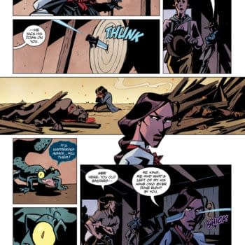 Interior preview page from CARMEN RED CLAW: BELLY OF THE BEAST #2 CLEM ROBINS COVER