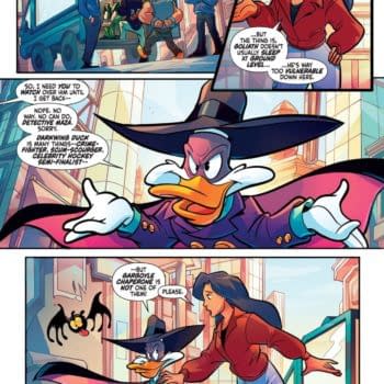 Interior preview page from Gargoyles/Darkwing Duck #2