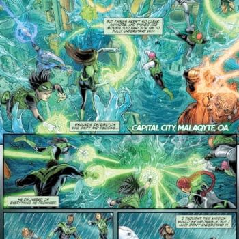 Interior preview page from Green Lantern Corps #13