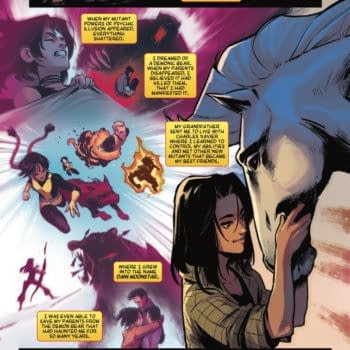 Interior preview page from MOONSTAR #1 GERMAN PERALTA COVER