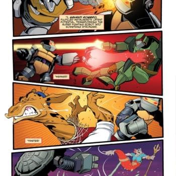 Interior preview page from TEENAGE MUTANT NINJA TURTLES: BATTLE NEXUS #4 OMAR FRANCIA COVER