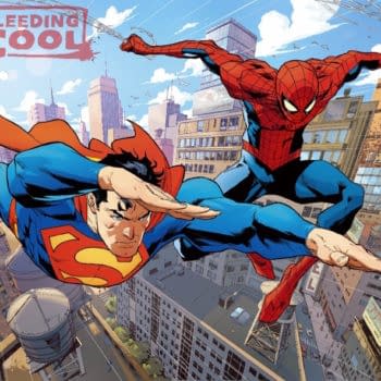 Superman/Spider-Man page by Jorge Jimenez