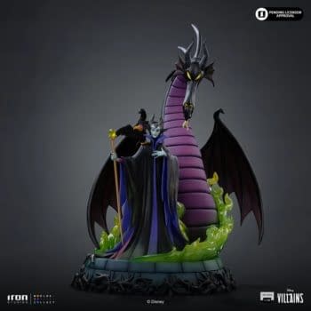 Disney's Villains Maleficent & Dragon Statue Revealed by Iron Studios