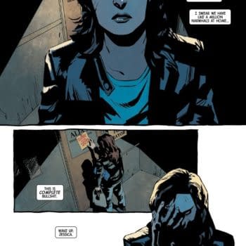 Interior preview page from ALIAS: RED BAND #1 DAVID MACK COVER