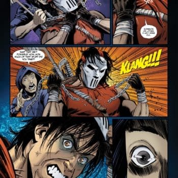 Interior preview page from TEENAGE MUTANT NINJA TURTLES: CASEY JONES #5 AMANCAY NAHUELPAN COVER