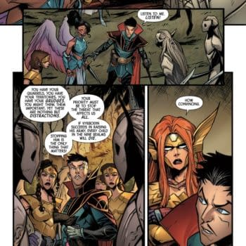 Interior preview page from DOCTOR STRANGE #4 ALEX HORLEY COVER