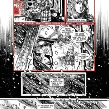 Interior preview page from LOGAN: BLACK WHITE AND BLOOD #4 DAN PANOSIAN COVER