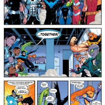 Interior preview page from New Titans #33