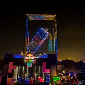 Red Bull Tetris Wall Dubai