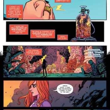 Interior preview page from Supergirl #11