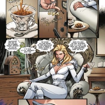 Interior preview page from X-MEN UNITED #1 STEFANO CASELLI COVER