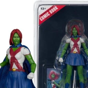 McFarlane Toys Debuts DC Comics Miss Martian Red Platinum Chase