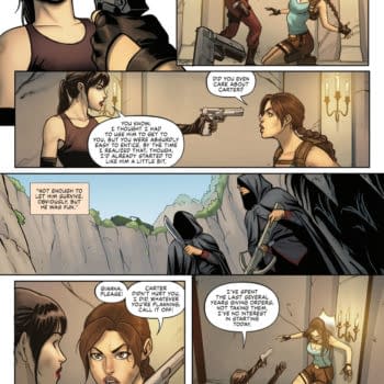 Interior preview page from TOMB RAIDER: SACRED ARTIFACTS #4 ANDWORLD COVER