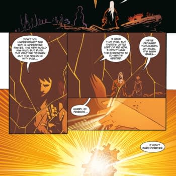 Interior preview page from FRANKENSTEIN: NEW WORLD - THE SPEED OF DARKNESS #1 PETER BERGTING COVER