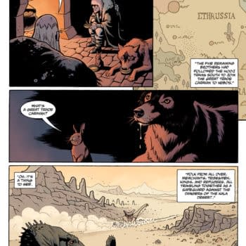 Interior preview page from LANDS UNKNOWN: THE SKINLESS MAN #2 CLEM ROBINS COVER