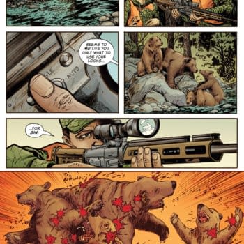 Interior preview page from AMERICAN CAPER #6 LEE LOUGHRIDGE COVER