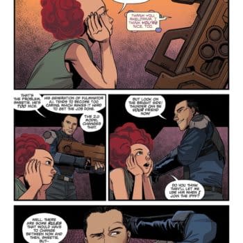 Interior preview page from Blood & Thunder #12