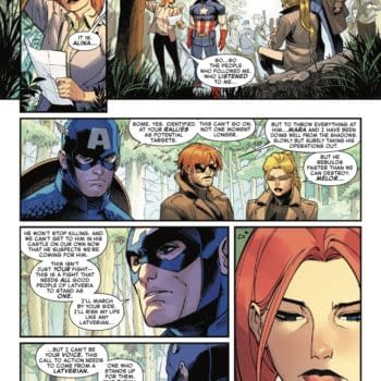 Interior preview page from CAPTAIN AMERICA #9 VALERIO SCHITI COVER