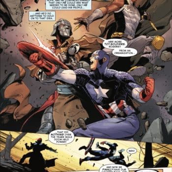 Interior preview page from CAPTAIN AMERICA #10 VALERIO SCHITI COVER