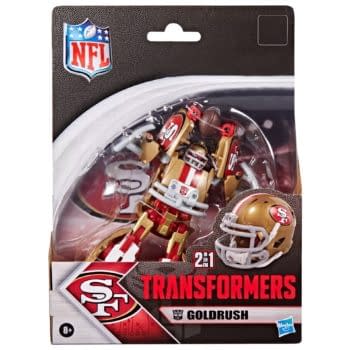 San Francisco 49ers Goldrush Joins Hasbro’s Transformers x NFL line