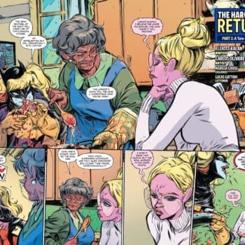 Interior preview page from Harley Quinn #61