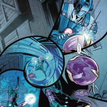 Interior preview page from IRON MAN #4 RYAN STEGMAN COVER