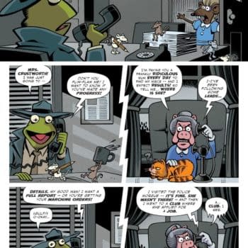 Interior preview page from Muppets Noir #2
