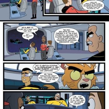 Interior preview page from STAR TREK: LOWER DECKS #18 VERNON SMITH COVER