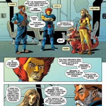 Interior preview page from Thundercats x Silverhawks #1