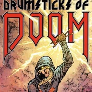 Pick Up Drumsticks Of Doom in Part-Time Comix July 2026 Full Solicits
