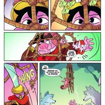 Interior preview page from Disney Villains: Gaston #3