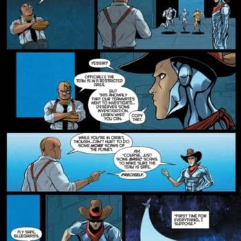 Interior preview page from ThunderCats x SilverHawks #2