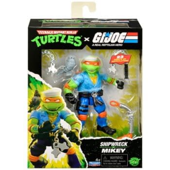 Playmates Debuts New TMNT x G.I. Joe Figure with Mikey as Shipwreck