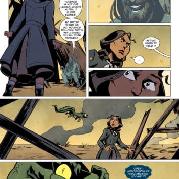 Interior preview page from CARMEN RED-CLAW: BELLY OF THE BEAST #4 CLEM ROBINS COVER