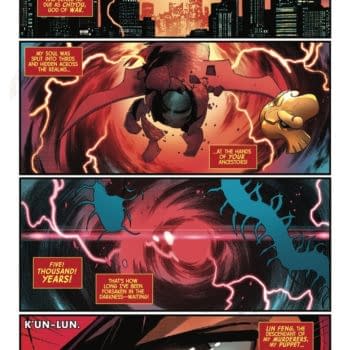 Interior preview page from DEADLY HANDS OF K'UN-LUN #4 LEINIL YU COVER